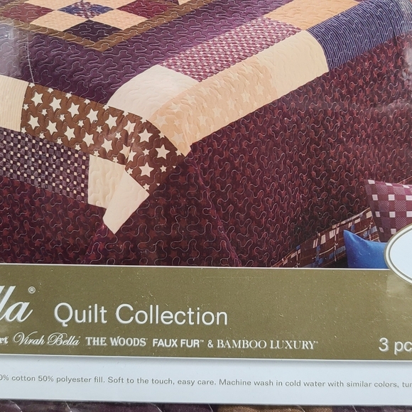 Virah Bella North Star Coffee Quilt Set - Picture 2 of 4